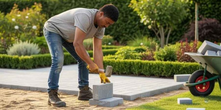 Pemasangan Paving Block